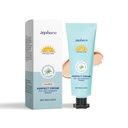 zephoco Kem nền dưỡng ẩm trắng ngà nhẹ nhàng, bổ dưỡng, nhẹ và mỏng cho trang điểm, mịn, trong suốt và bảo vệ