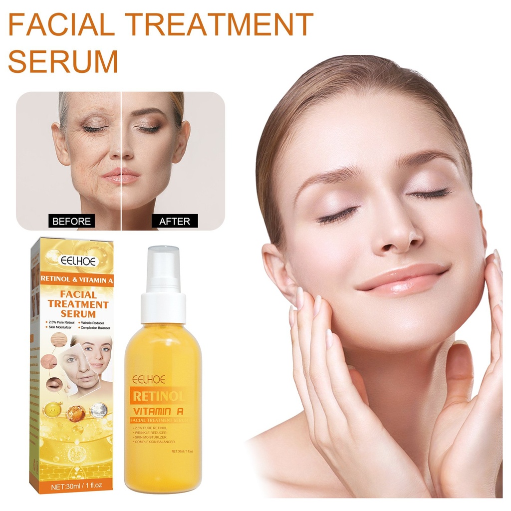 EELHOE Xịt Dưỡng Chất Chống Nhăn Retinol, Giảm Và Sáng Da, Làm Chặt Lỗ Chân Lông, Giảm Nếp Nhăn