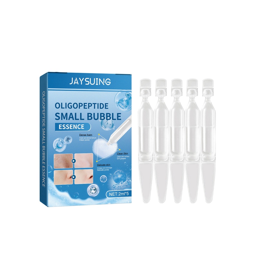 Essence Bọt Nhỏ Oligopeptide Jaysuing, loại bỏ mụn đầu đen và mụn và thu nhỏ lỗ chân lông bằng sữa rửa mặt tạo bọt làm sạch sâu