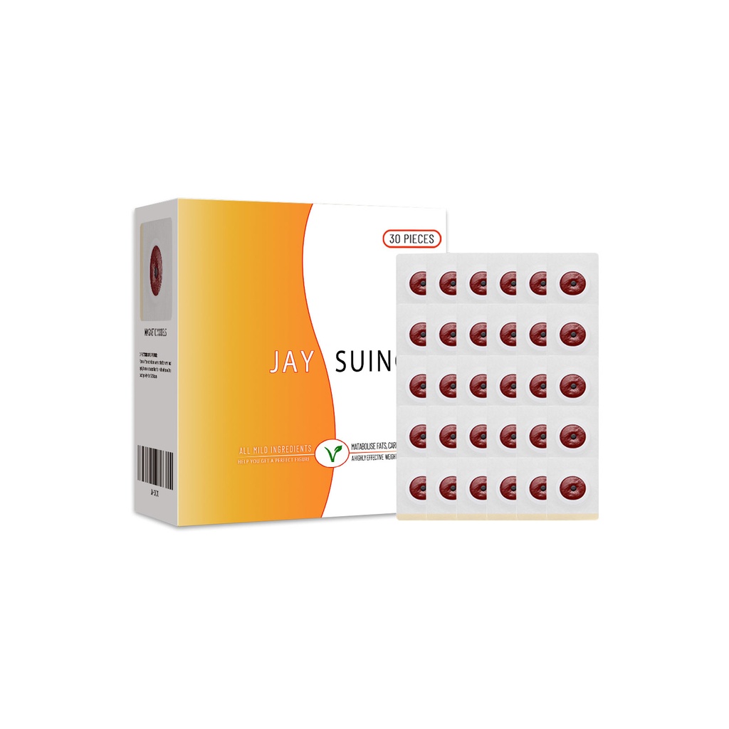 Jaysuing Magnet Navel Patch (30pcs) Miếng Dán Rốn Của Người Lười Biếng Tạo Dáng Cơ Thể Pill Rốn Thúc Đẩy Và Giảm Mỡ Thịt Đùi