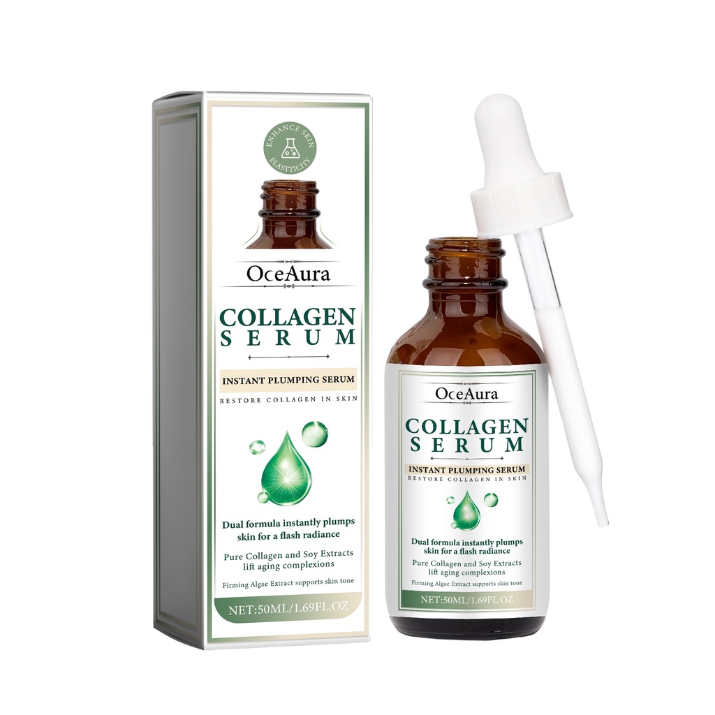 Sérum Collagen OceAura, Cấp Ẩm, Làm Chắc Da, Làm Nở Rộng Da, Tỏa Sáng Bột Trắng Dưỡng Da