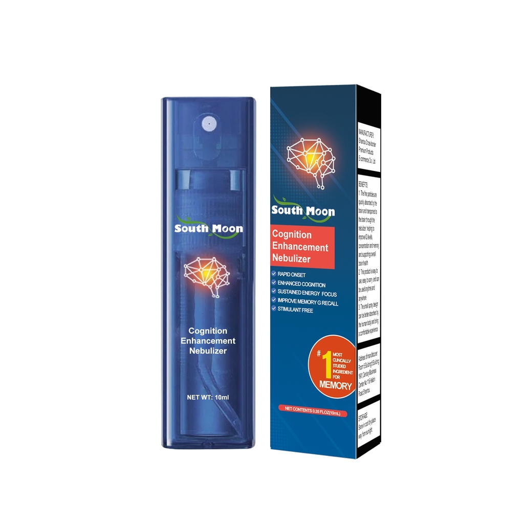 Nébuliseur chăm sóc nhận thức South Moon để cải thiện nhận thức và tập trung vào trí nhớ, xịt di động