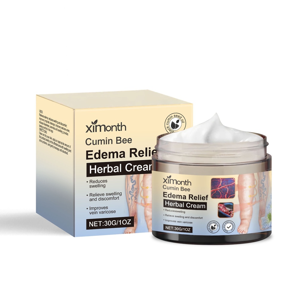 Kem làm dịu thảo dược Ximonth, thành phần dịu nhẹ và kem massage dưỡng ẩm hàng ngày cho chân