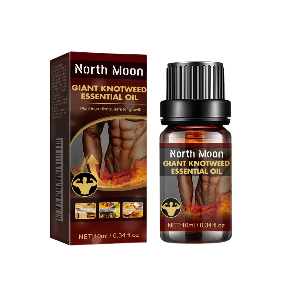North Moon Men's Body Massage Essential Oil, Body Skin Care External Massage Essential Oil To Enhance Endurance