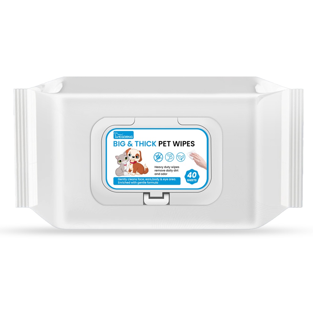 Yegbong Pet Wipes Pet Body Cleaning Earwax Eye Stain Deodorization Deodorizing Odor Cats And Dogs Universal Wipes