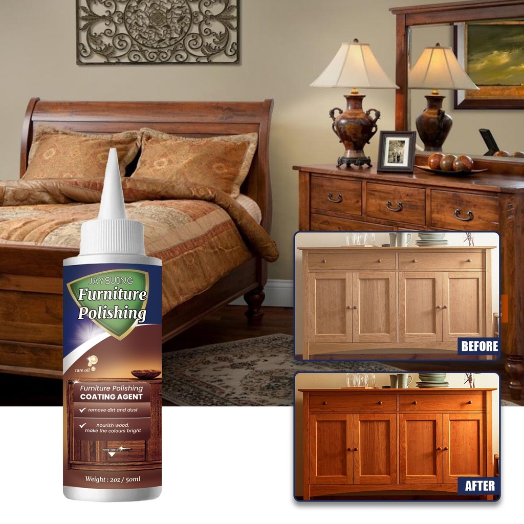 Chất phủ nano đánh bóng đồ nội thất Jaysuing, Sạch sẽ và Bảo trì Bề mặt Đồ Nội thất Gỗ, Gạch và Chất đánh bóng Bếp