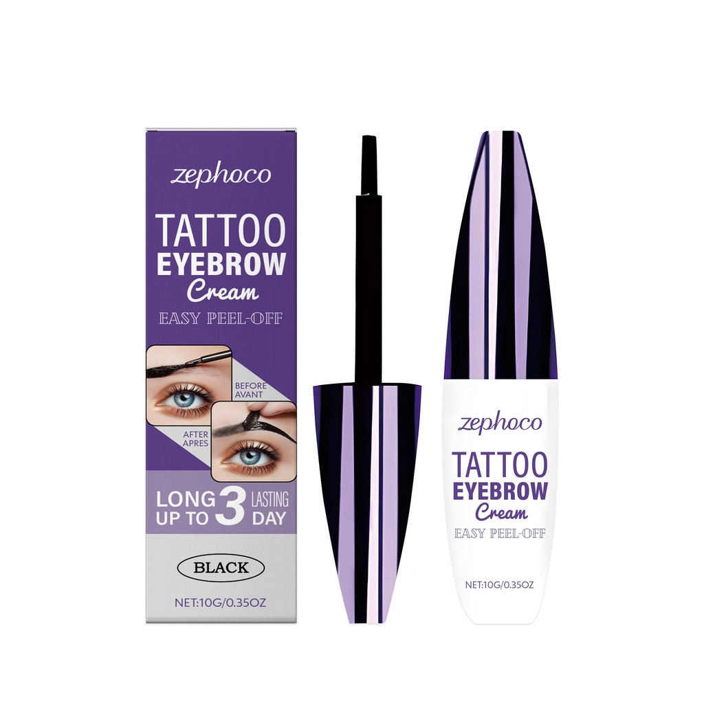 zephoco Tẩy Nhuộm Lông Mày Đen Dễ Dàng, Rõ Ràng và Tự Nhiên, Tạo Nên Một Làm Đẹp Lông Mày Cá Nhân Hóa