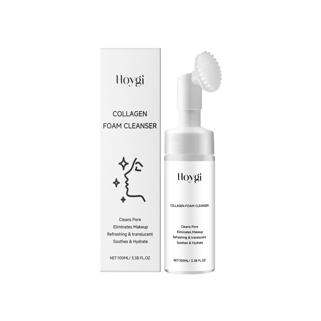 Sữa Rửa Mặt Collagen Hoygi Dưỡng Ẩm Dịu Nhẹ, Kiểm Soát Dầu, Sửa Rửa Mặt Làm Sạch Tươi Mát Cho Da Mặt