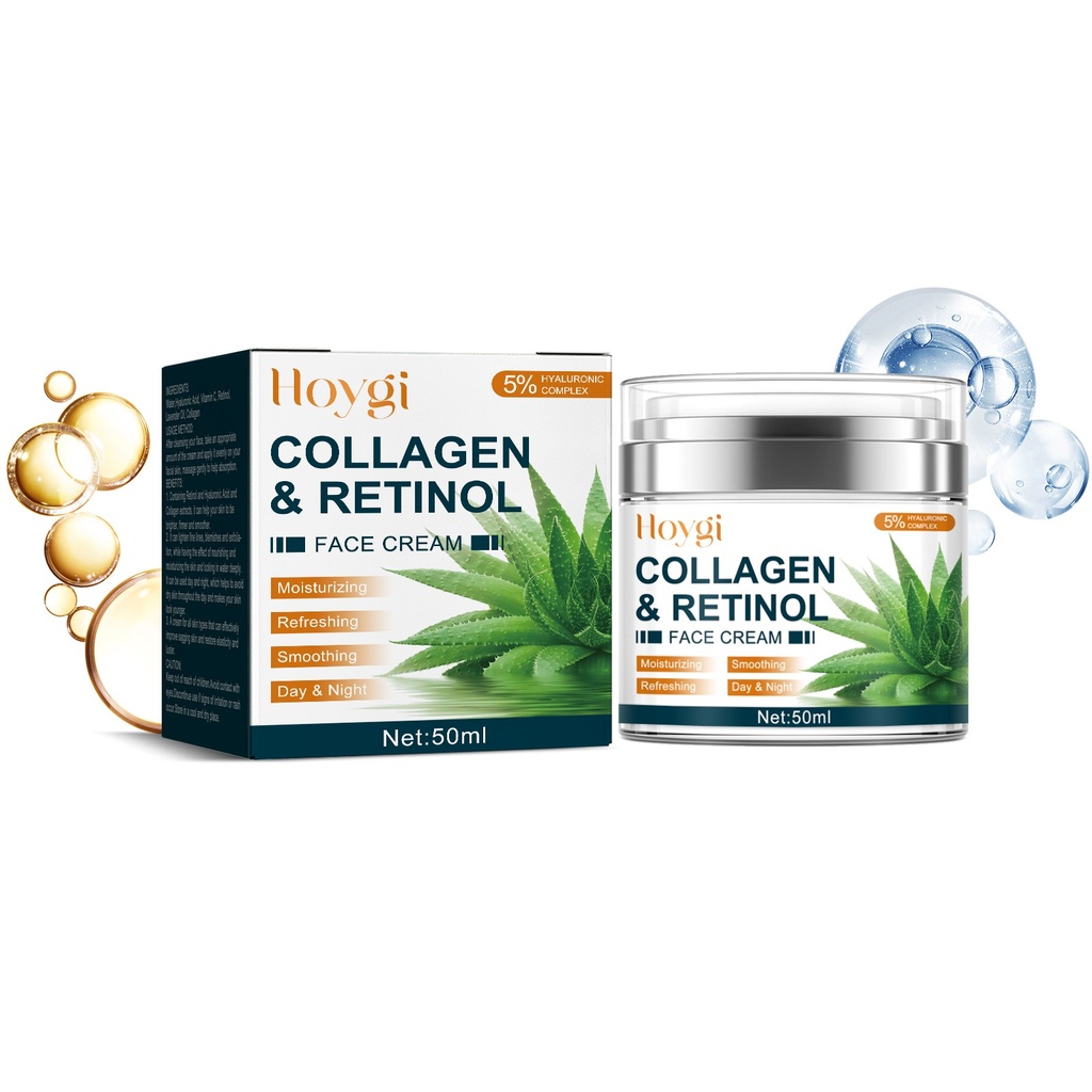 Kem Dưỡng Ẩm Lòng Mặt Collagen Retinol Hoygi Giảm Nếp Nhăn Mảnh, Cung Cấp Độ Ẩm và Săn Chắc Da.