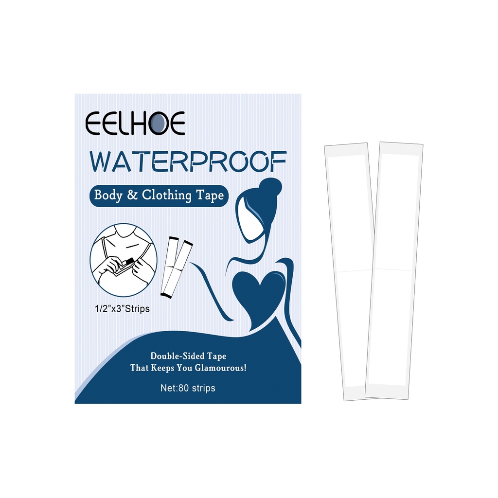 Băng Keo Chống Nước EELHOE, Băng Keo Hai Mặt Vô Hình Chống Trượt và Rò Rỉ Để Cố Định Cổ Áo Váy Halter