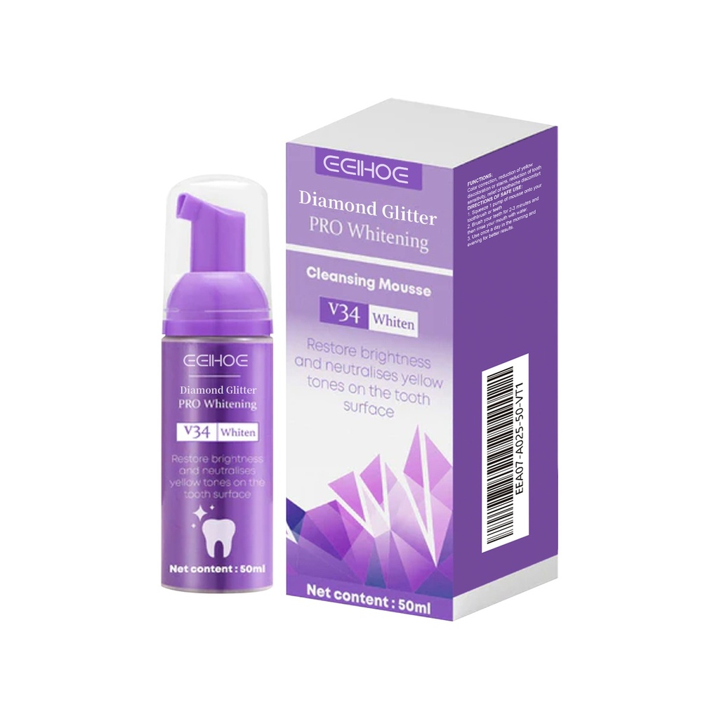 Mousse Tẩy Trắng V34 EELHOE, Giúp Làm Sạch Vết Bẩn Trên Răng