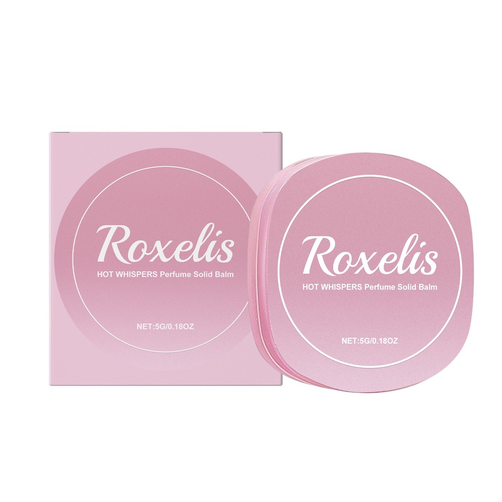 Balm Rắn Nước Hoa Hoa Hồng Roxelis Thanh Lịch Sảng Khoái Mịn Màng Thơm Nhẹ Gọn Nhẹ Bánh Nước Hoa