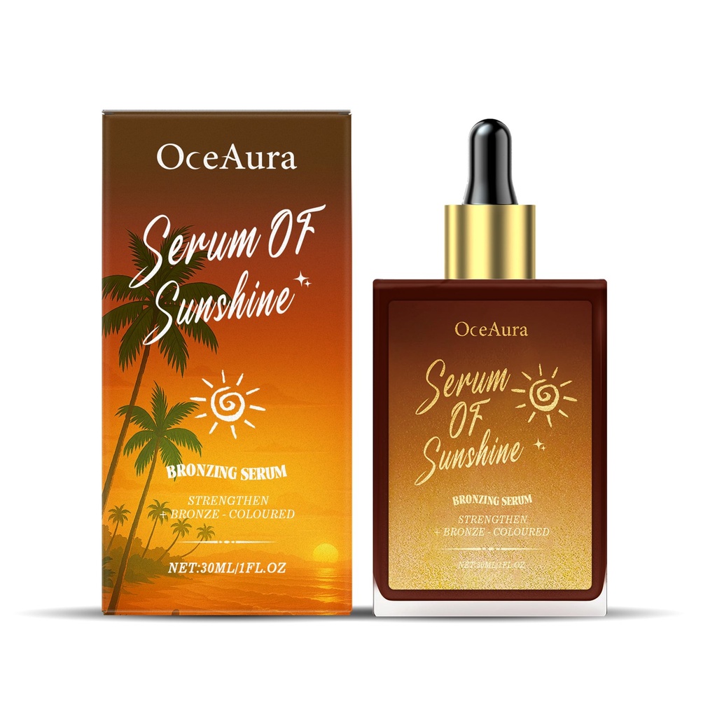 OceAura Bronzer Essence Đen cho toàn thân để nuôi dưỡng và làm sáng da vào mùa hè