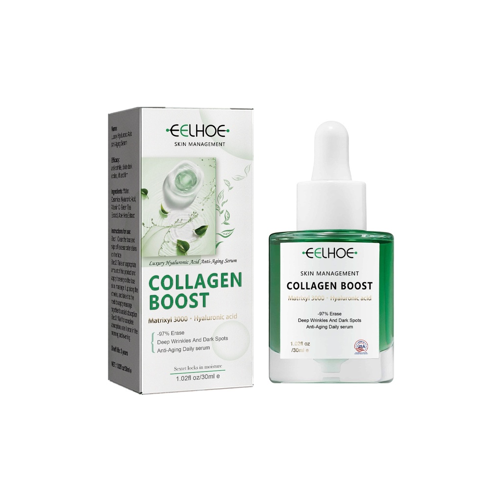 Tinh chất chống nhăn EELHOE chứa axit hyaluronic giảm nếp nhăn và cung cấp độ ẩm và nâng cơ cho da mặt