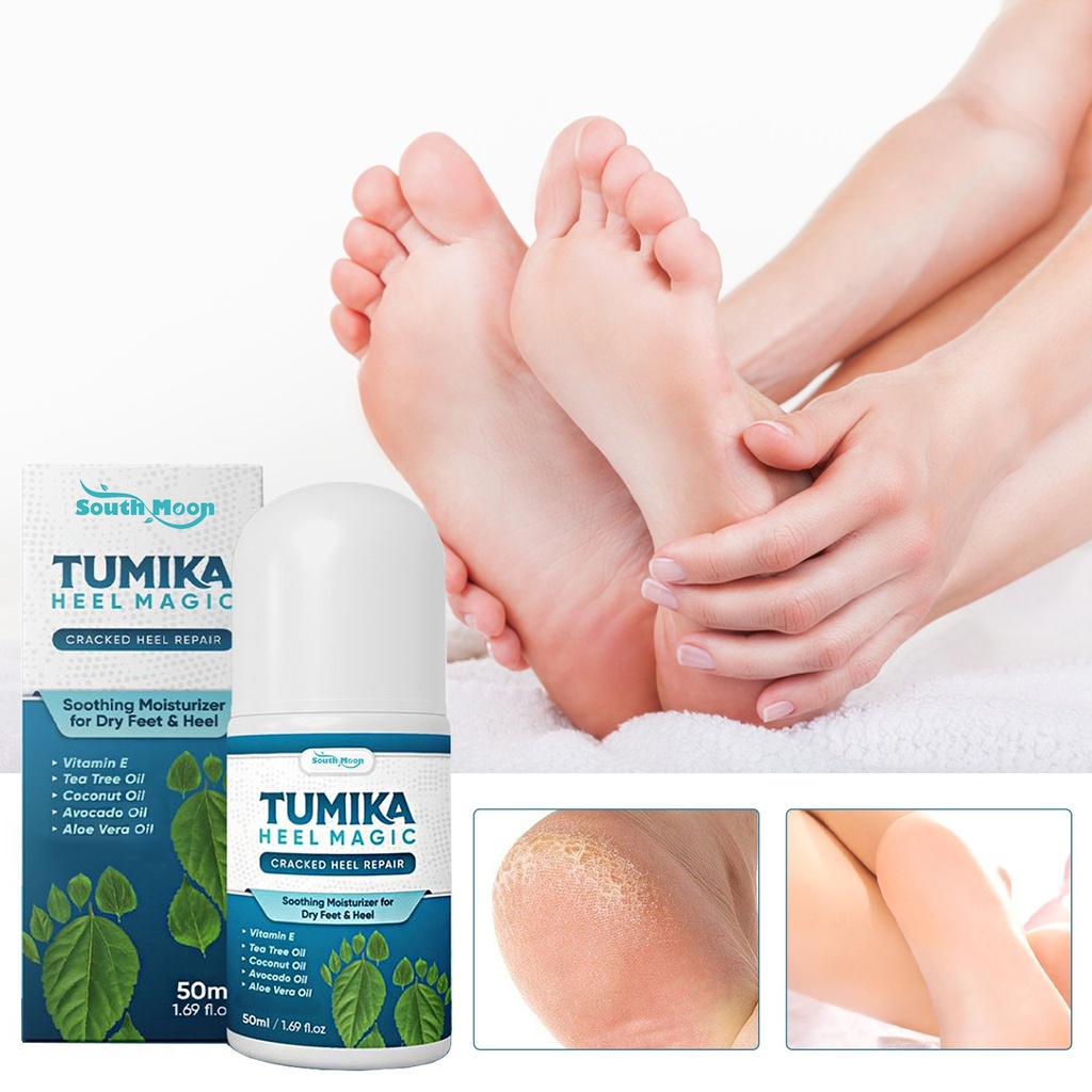 Kem dưỡng chân South Moon Tumika Heel Magic Cracked Heel Repair, cung cấp độ ẩm và làm mềm da chai để ngăn ngừa gót chân khô và nứt