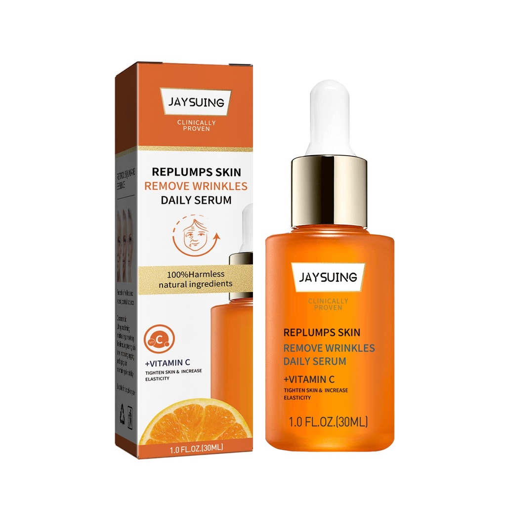 Serum Hằng Ngày Giúp Đầy Đặn Da Xóa Nhăn, Làm Mờ Nếp Nhăn Tinh Chất Chống Lão Hóa Vitamin C Hoạt Tính