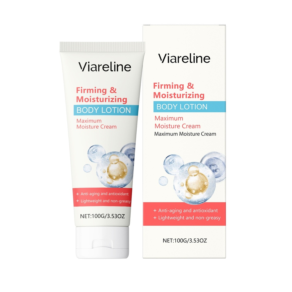 Viareline Kem Dưỡng Thể Cấp Ẩm Và Làm Căng Da Dưỡng Ẩm Hàng Ngày, Giúp Làm Mới Và Mềm Mại Da