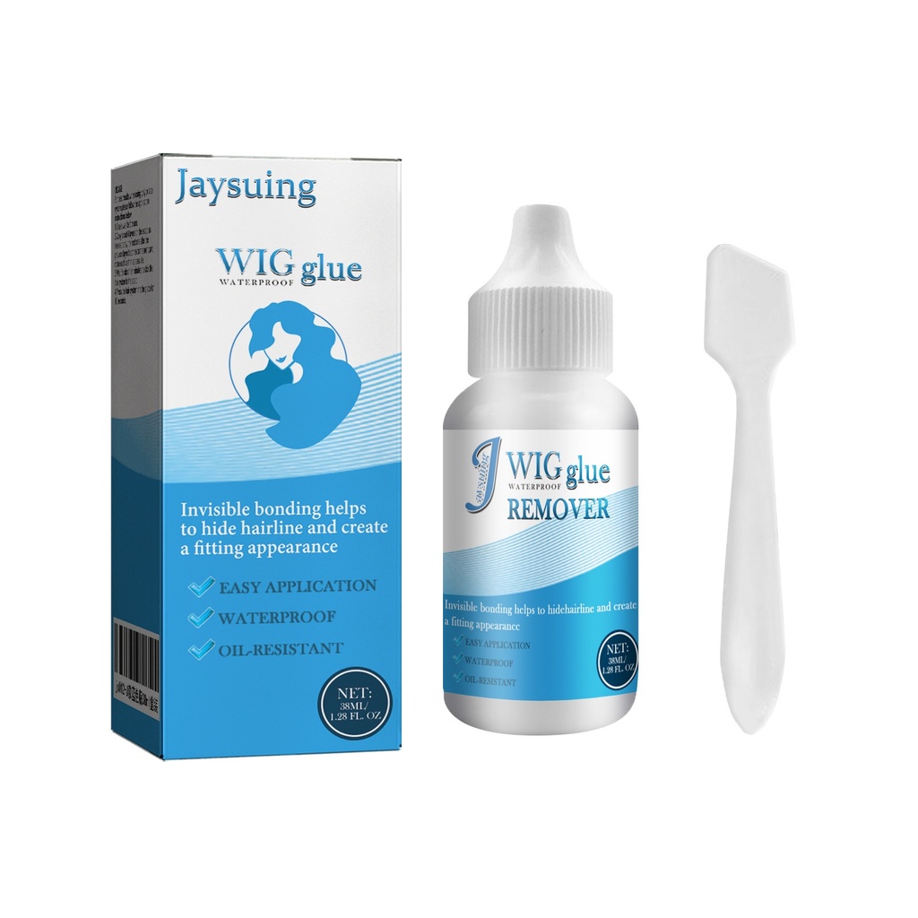 Keo dán tóc không để lại dấu vết Jaysuing, keo cho rèm tóc, tóc nối, bảo vệ đầu không đau, keo vô hình dính