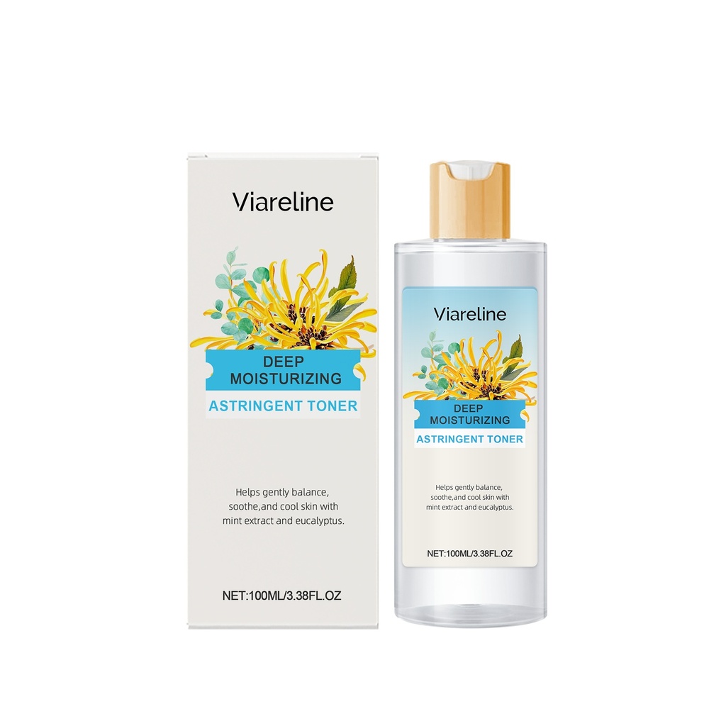 Nước Hoa Hồng Viareline Witch Hazel Eucalyptus Dưỡng Ẩm Sâu Dưỡng Ẩm Lâu Dài Làm Dịu Nhẹ Nhào Nặn