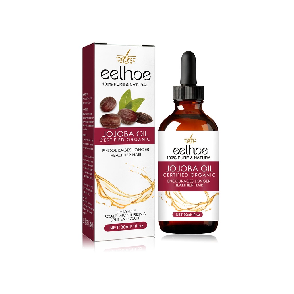EELHOE Dầu Jojoba Dưỡng Tóc, Dưỡng ẩm và sửa chữa rễ tóc mạnh mẽ, mềm mại và dày đặc