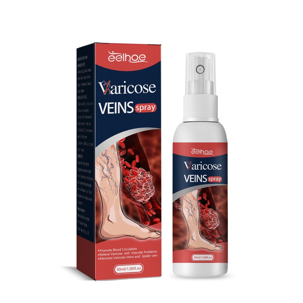 Xịt nước EELHOE Varicose Veins, Massage Sửa Chữa Đau Nhức, Giảm Sưng, Điều Trị Chân Giun