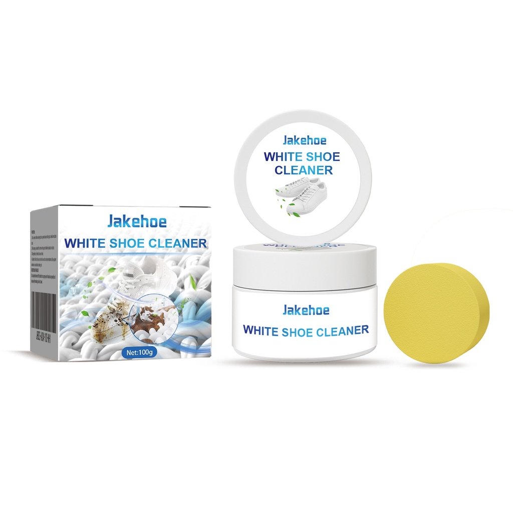 Chất tẩy rửa giày trắng đa chức năng Jakehoe, giày thể thao giày trắng nhỏ tẩy sạch sáng bóng hóa chất tẩy rửa màu vàng