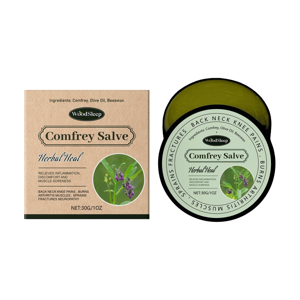 WoodSleep Bơ Dưỡng Thể Comfrey Essence Thảo Dược Êm Dịu Bôi Massage Đầu Gối Và Chân