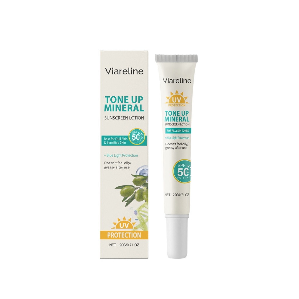 Viareline Tinh Chất Bảo Vệ Sáng Da Cung Cấp Độ Ẩm, Làm Mới và Làm Dịu, Nuôi Dưỡng và Sáng Da