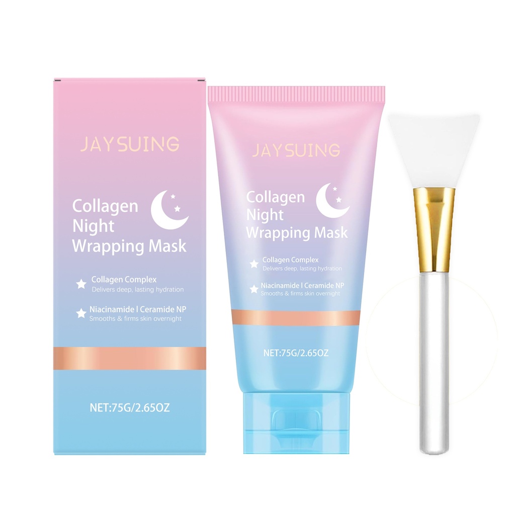 Mặt Nạ Peeling Đêm Collagen Jaysuing, Làm Sạch Keratin, Dưỡng Ẩm, Kiểm Soát Dầu Và Dưỡng Da. Mặt Nạ Peeling