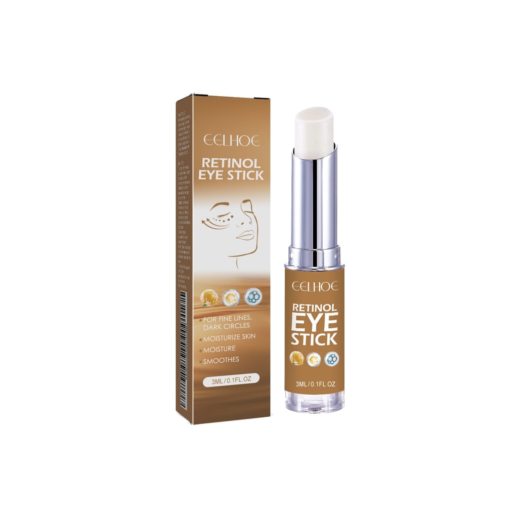 EELHOE Retinol Eye Cream Stick Giảm Bọng Mắt, Quầng Thâm Và Nếp Nhăn, Cung Cấp Độ Ẩm Và Kín Đáo Da Vùng Mắt