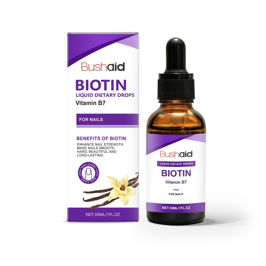 BushAid Biotin Gouttes Dầu Móng Điều Trị Cơ Thể