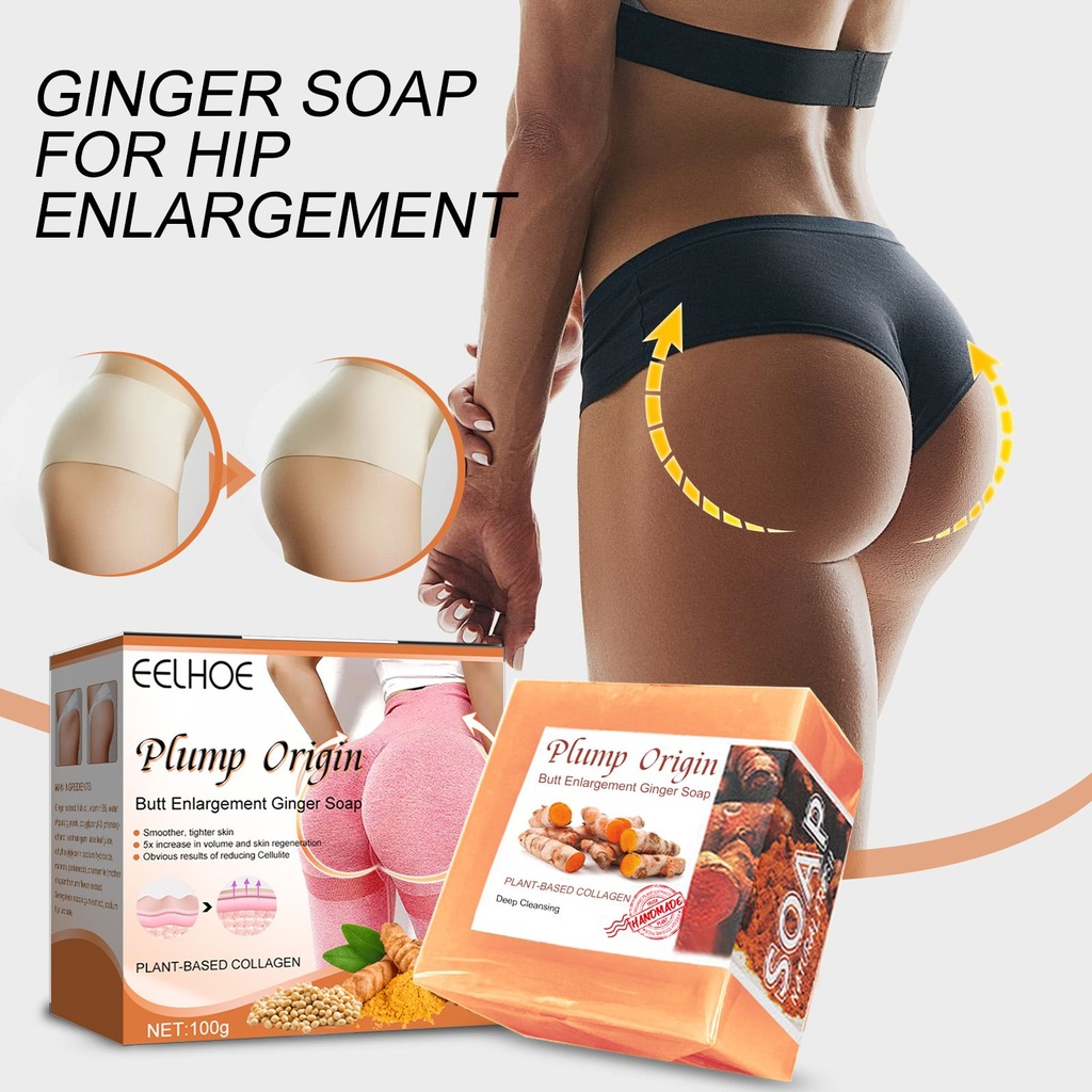 Xà phòng nâng đỡ mông EELHOE Ginger, cung cấp độ ẩm và nâng cơ thể tạo hình
