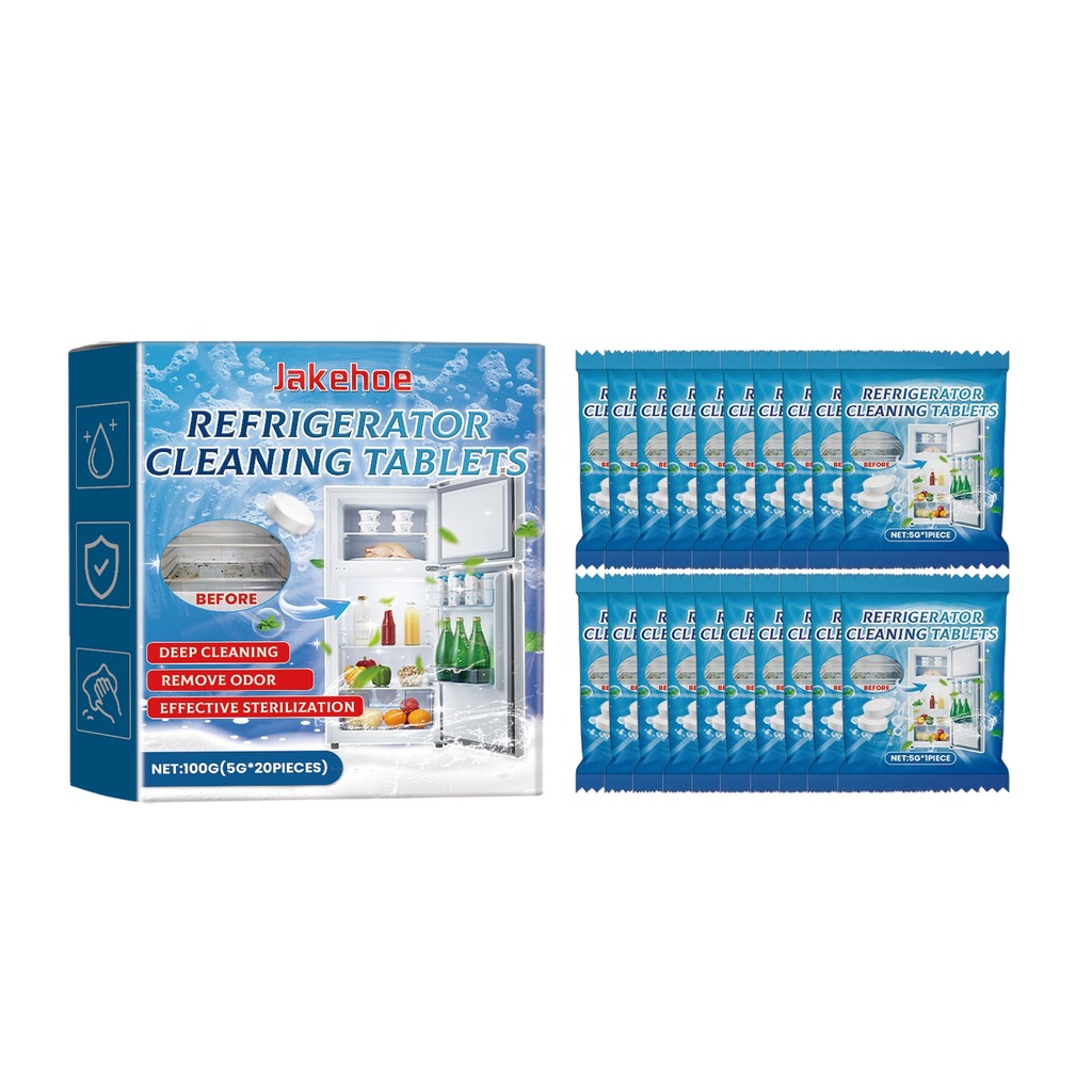 Tấm làm sạch tủ lạnh Jakehoe Tủ lạnh Lò vi sóng Để loại bỏ dầu và mùi tấm làm sạch đa năng