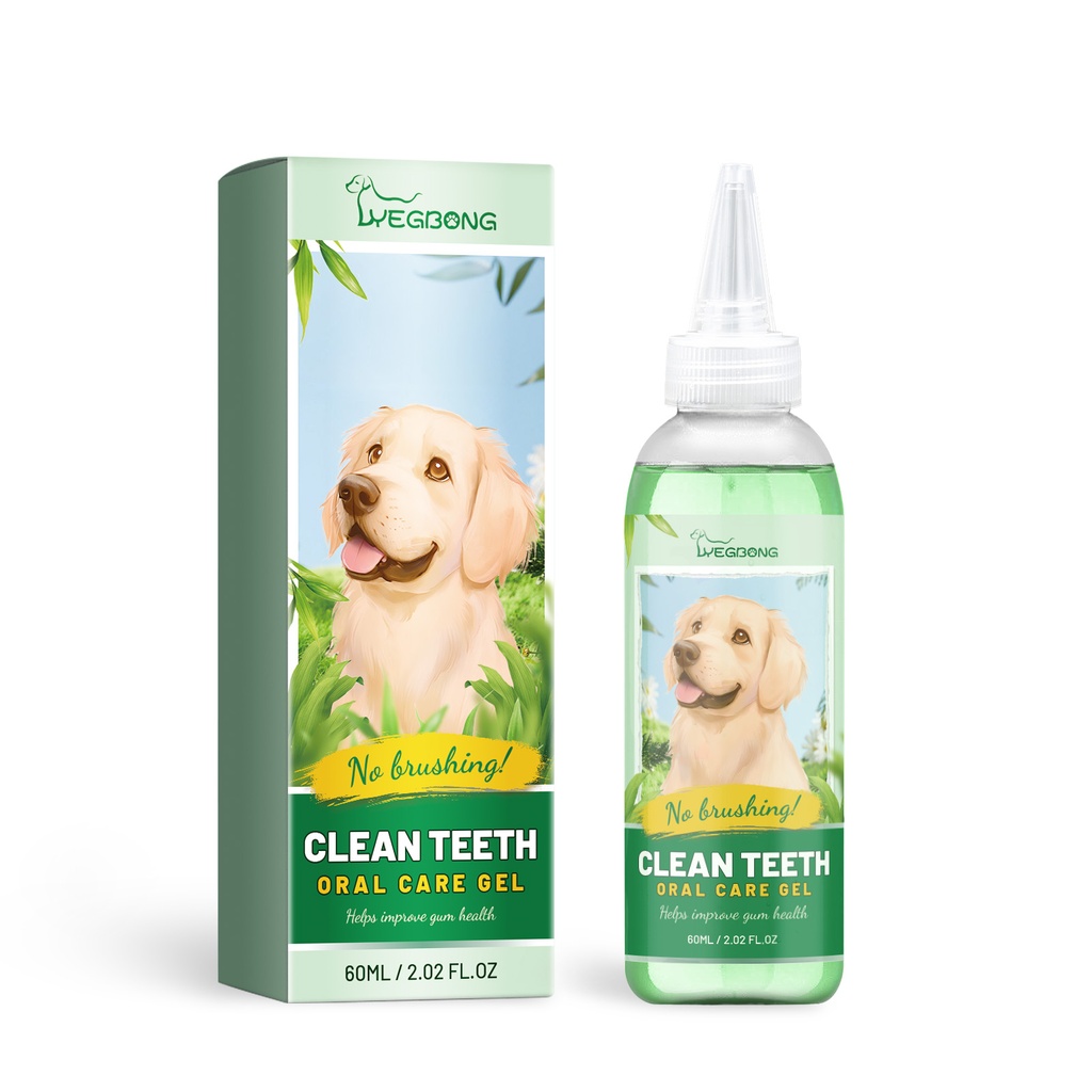 Yegbong Gel Làm Sạch Răng Tươi Mát Cho Chó Mèo, Làm Sạch Răng Miệng Để Loại Bỏ Hơi Thở Hôi.