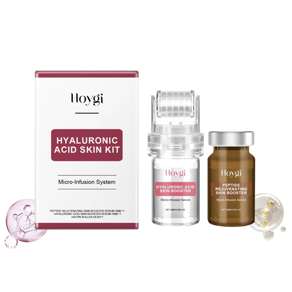 Bộ con lăn mặt Hoygi dưỡng ẩm và làm dịu da collagen cho làn da rạng rỡ