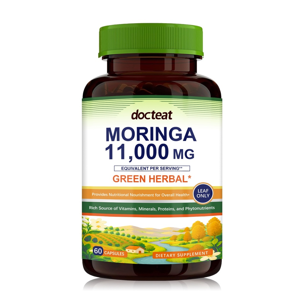 Viên nang Moringa Docteat giúp cân bằng năng lượng cuộc sống và cung cấp các viên chăm sóc cơ thể đầy năng lượng