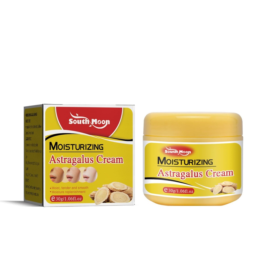 Kem dưỡng ẩm Astragalus South Moon làm sáng các đốm tối, cung cấp độ ẩm, làm sáng và dưỡng ẩm cho da