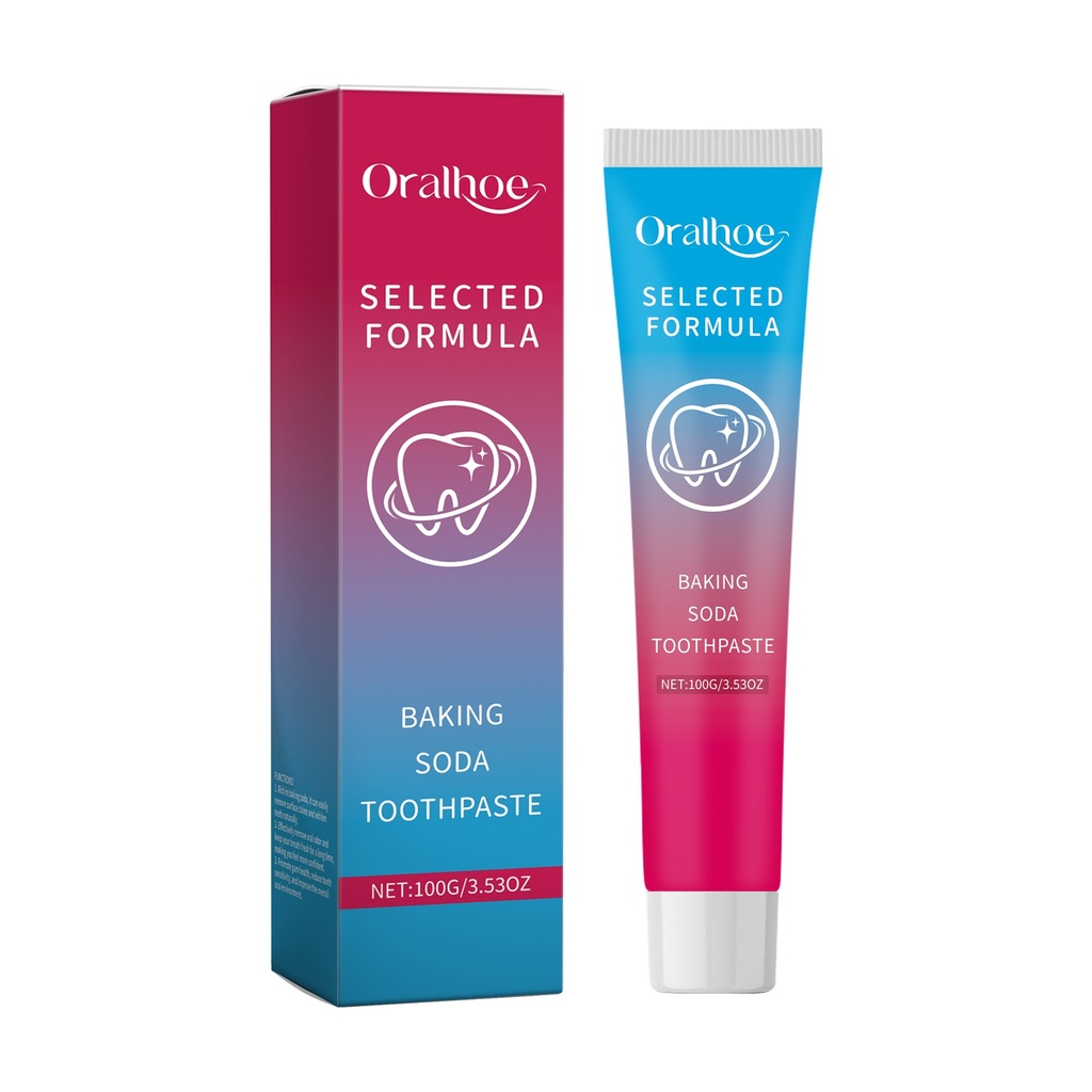 Kem Đánh Răng Oralhoe Bicarbonate, Giúp Làm Sạch Răng Tươi Sáng, Sáng Răng Nụ Cười