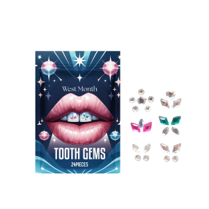 Máy Khoan Nha Khoa Crystal West&Month, Răng Trang Trí Tăng Cường Độ Sáng Của Nụ Cười, Nhãn Dán Nha Khoa Bền Bỉ, Di Động