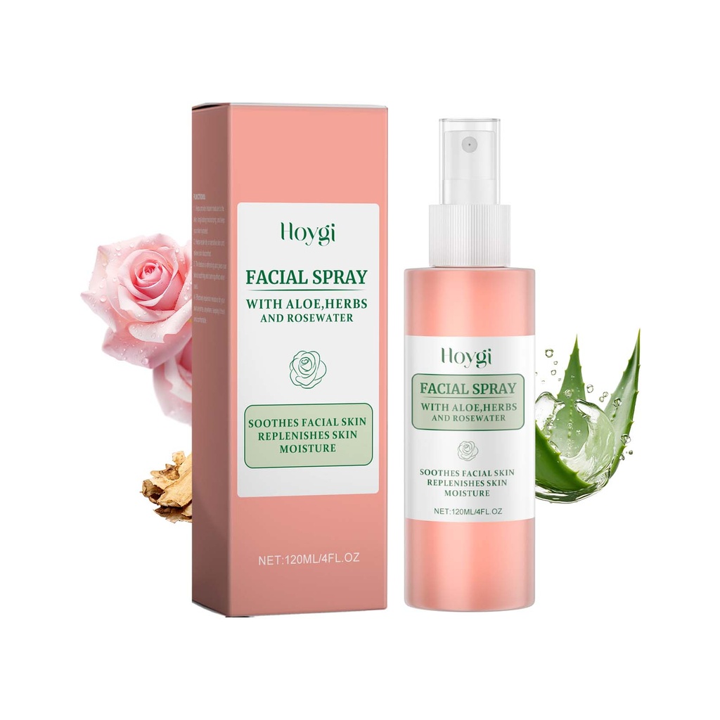 Xịt Dưỡng Ẩm Mặt Hoa Hồng Hoygi Cung Cấp Độ Ẩm và Giảm Đỏ Da Spray Chăm Sóc Hàng Ngày
