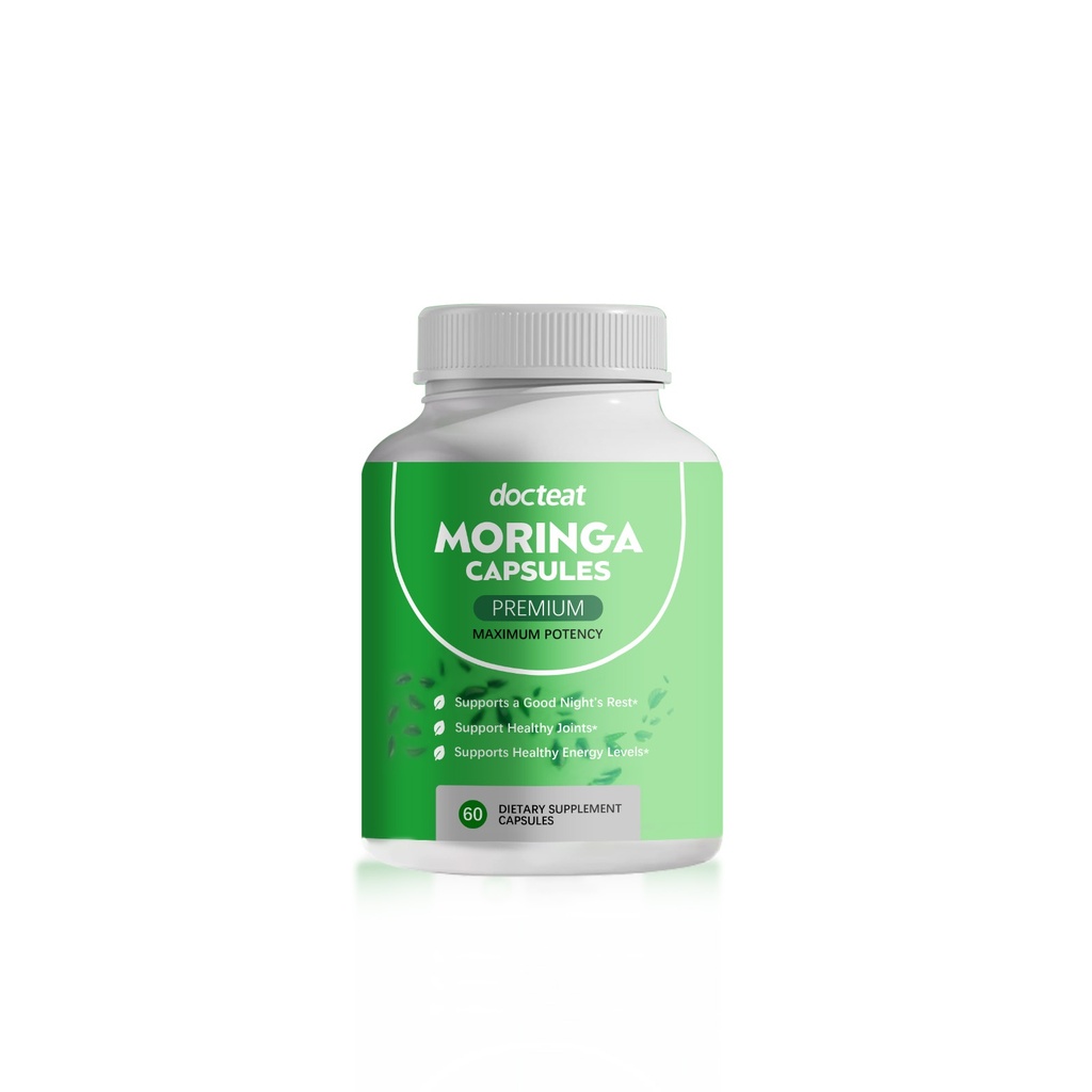 Viên nang Moringa Docteat chứa đầy dưỡng chất bổ sung năng lượng cho cơ thể