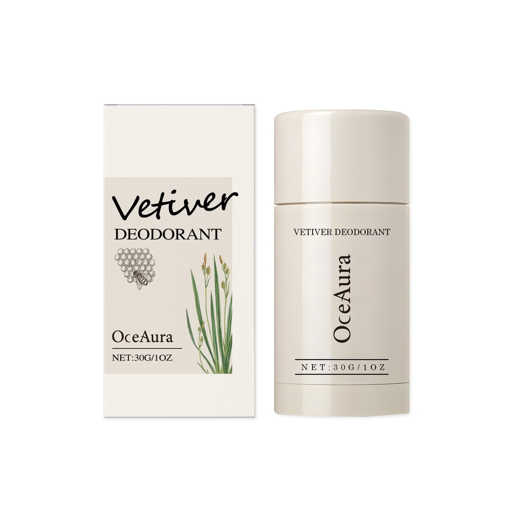 Gậy khử mùi OceAura Vetiver Hương tự nhiên Khử mùi nhẹ nhàng Làm sạch Dễ dàng áp dụng Bơm