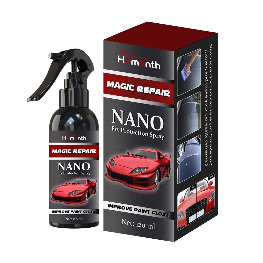 Xịt bảo vệ Nano Homonth, tác nhân phủ, bảo trì sơn ô tô, phủ hóa chất, sáp tinh thể, lớp bóng