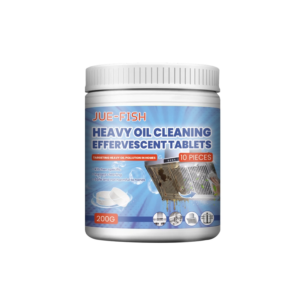 Tấm làm sạch dầu Jue-Fish, Bếp hút mùi, Bếp gas, Vòi nước, Dọn dẹp sâu để loại bỏ dầu