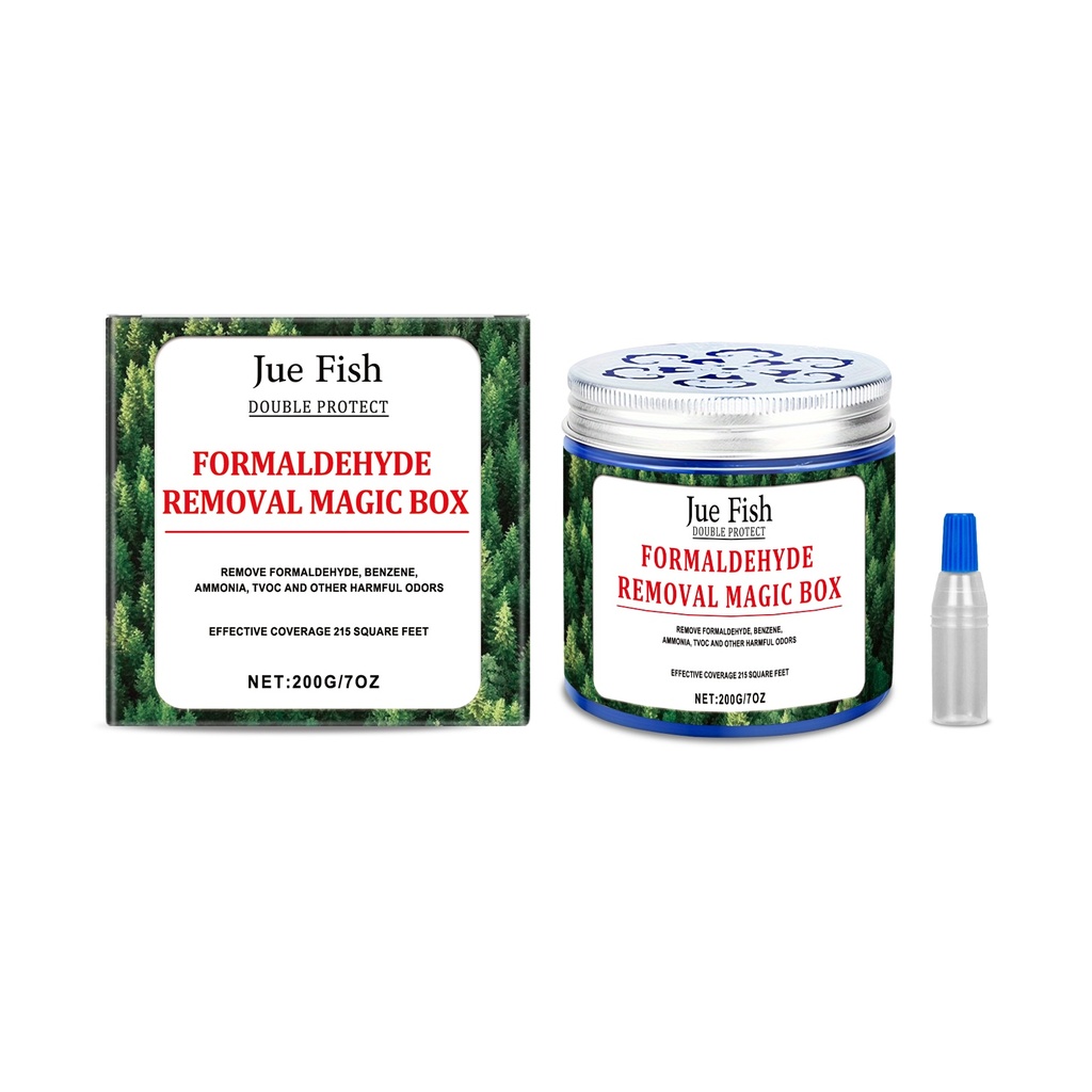 Hộp Ma Thuật Loại Bỏ Formaldehyde Jue-Fish Tại Nhà Mới Cải Tạo Sạch Không Khí Mùi Formaldehyde