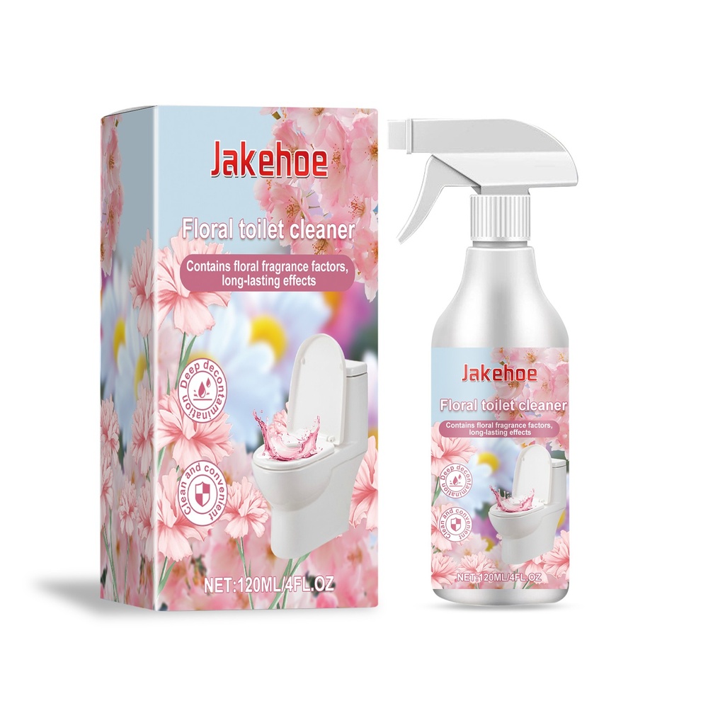 Jakehoe Nước Tẩy Toilet Hoa, Thùng Tẩy Rửa Dọn Dẹp Khử Mùi Toilet