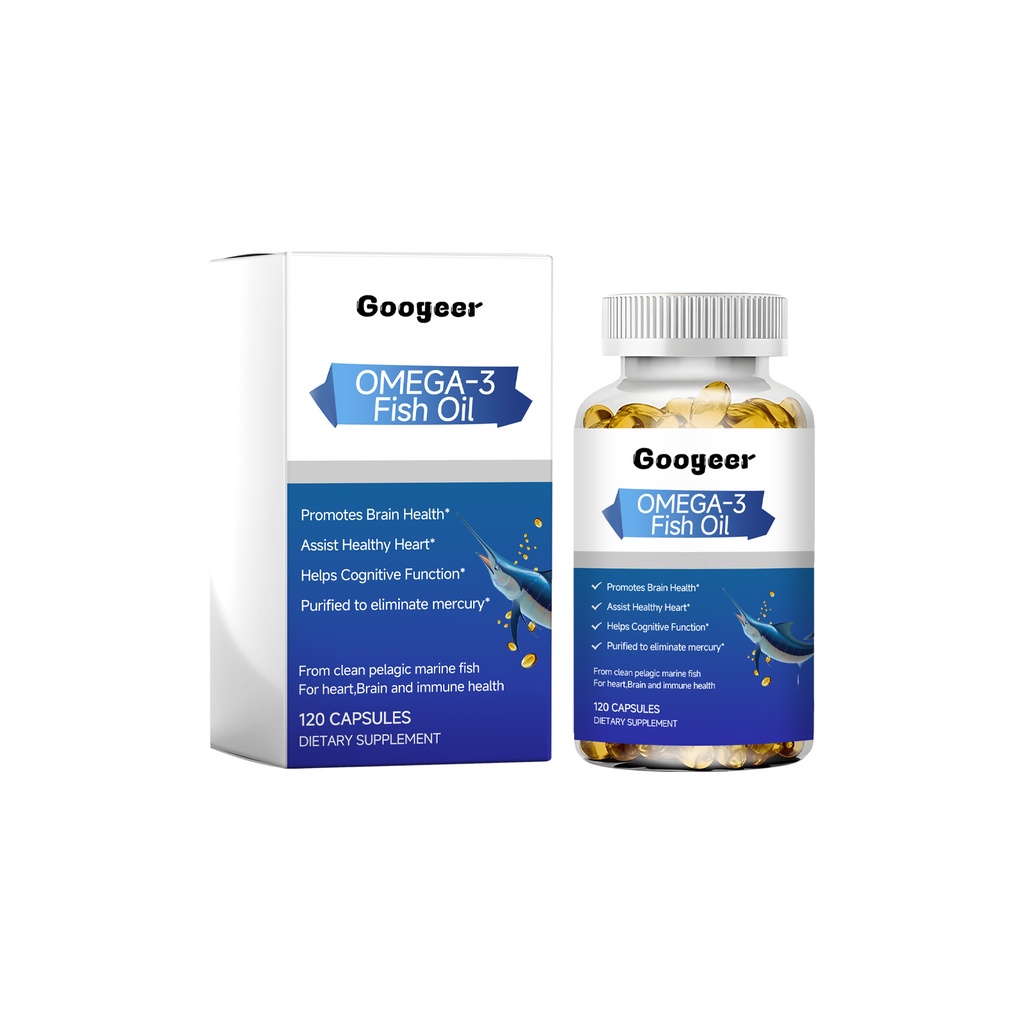 Dầu cá Omega-3 Googeer, Bổ sung dinh dưỡng giảm đau thể chất nâng cao sức đề kháng