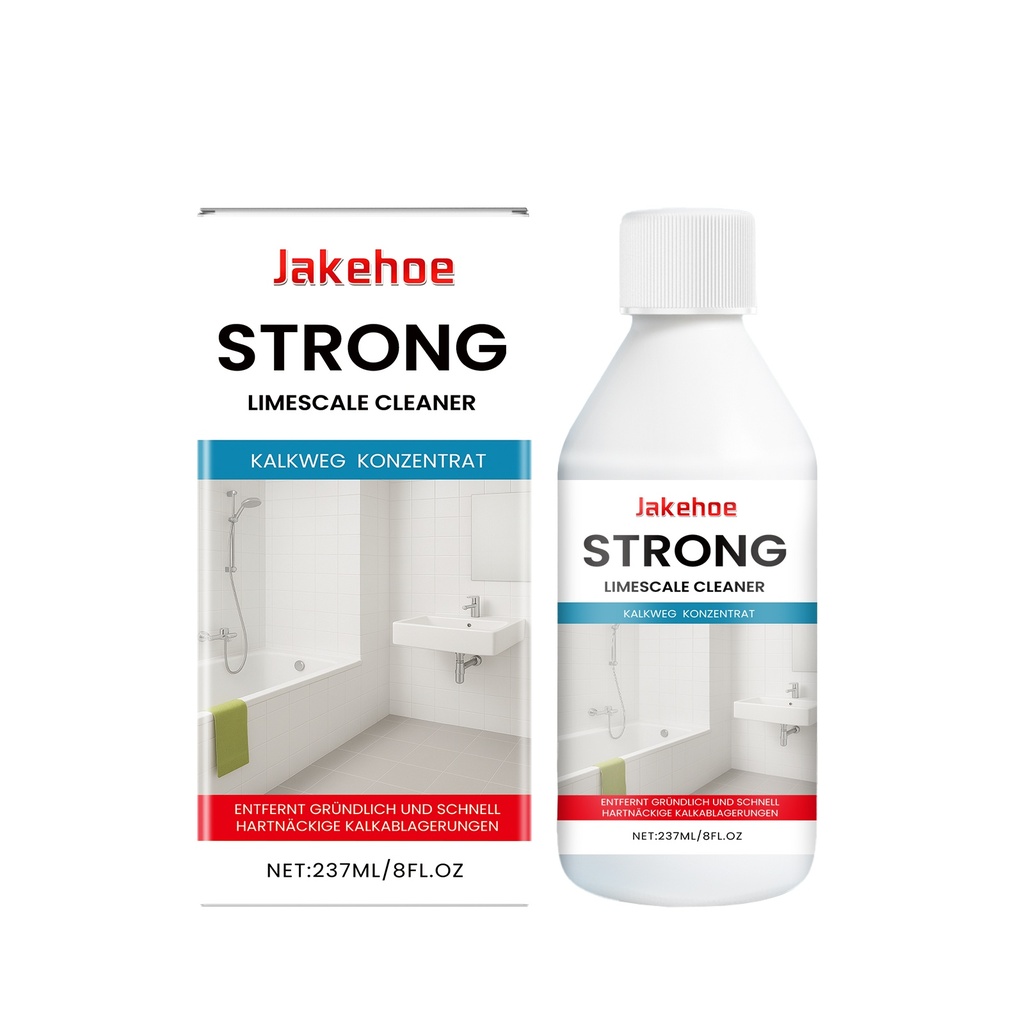 Chất tẩy cặn Jakehoe dùng cho phòng tắm, công thức trung tính bảo vệ độ bóng bề mặt, phù hợp cho vòi sen, gạch và kim loại