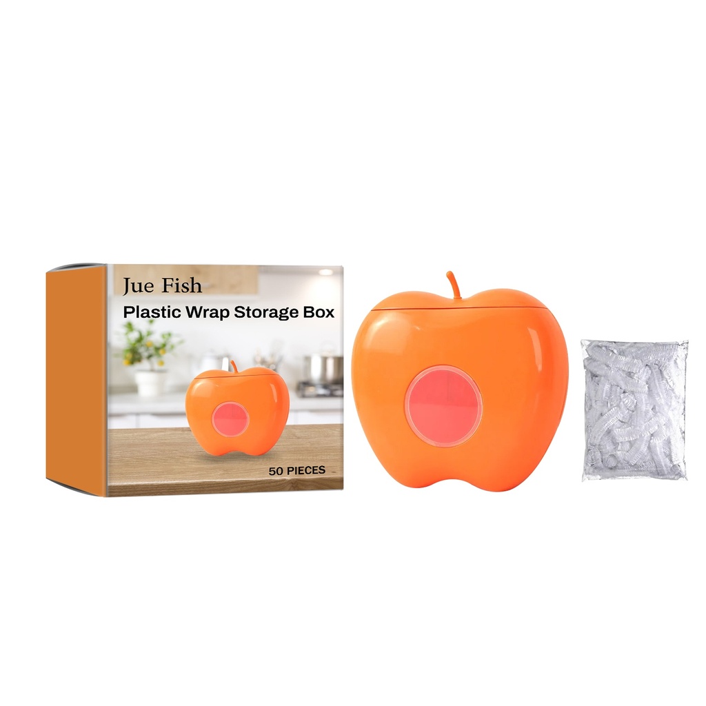 Jue-Fish Hộp Lưu Trữ Bọc Nhựa, Bếp Gia Dụng Treo Tường Túi Lưu Trữ Dung Lượng Lớn Treo Tường Rút