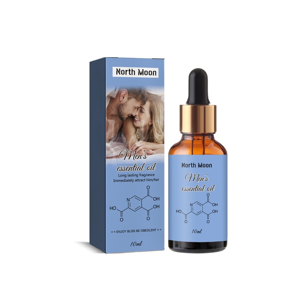 North Moon Men's Essential Oil, Dầu thơm cơ thể tự nhiên tươi mát cho nam và nữ có hương thơm lâu dài